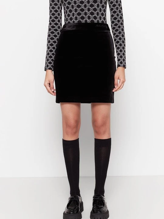 Zdjęcie produktu Spódnica ołówkowa KARL LAGERFELD czarny