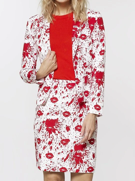 Zdjęcie produktu Spódnica ołówkowa OppoSuits czerwony