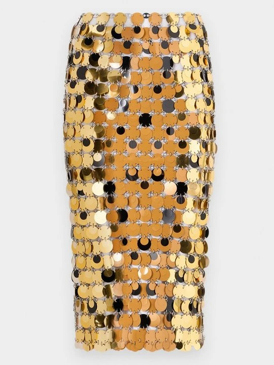 Zdjęcie produktu Spódnica ołówkowa Paco Rabanne tan