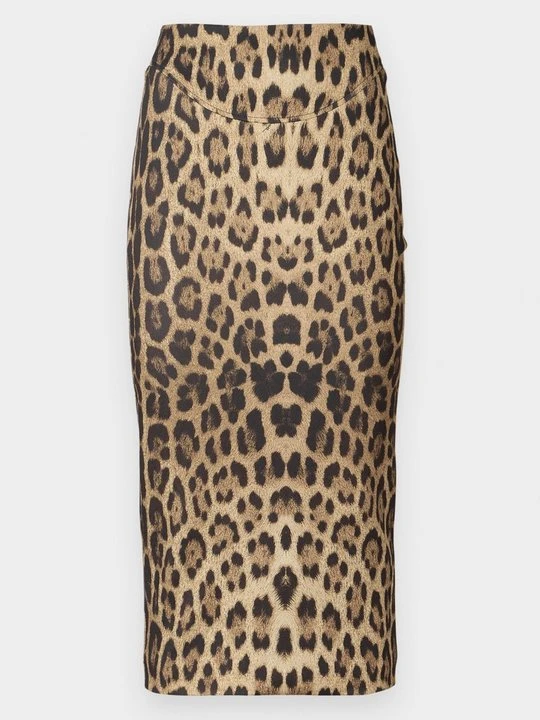 Zdjęcie produktu Spódnica ołówkowa Roberto Cavalli brązowy