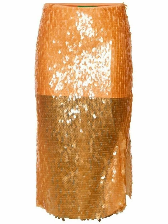 Zdjęcie produktu Spódnica ołówkowa SOMETHINGNEW pomarańczowy