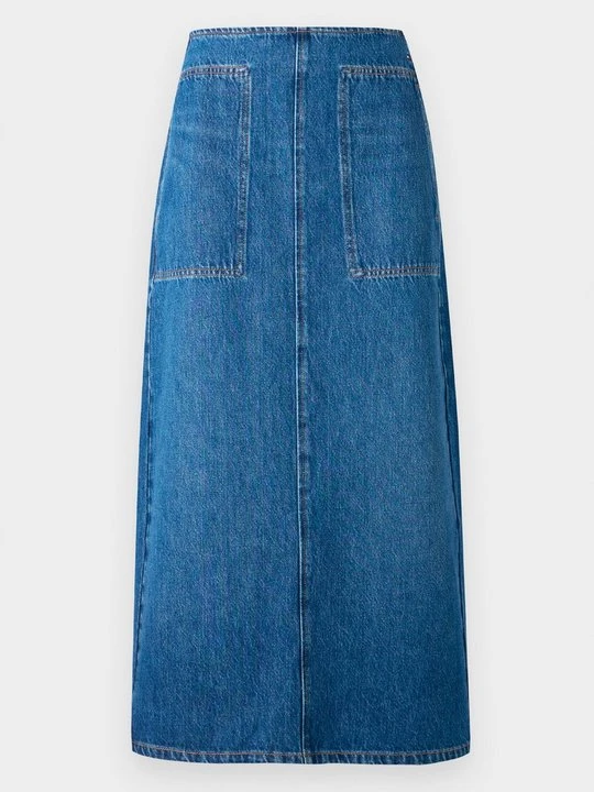 Zdjęcie produktu Spódnica ołówkowa Tommy Hilfiger niebieski denim