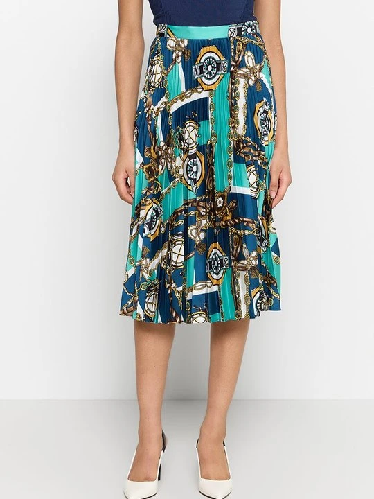 Zdjęcie produktu Spódnica plisowana MARCIANO BY GUESS niebieski