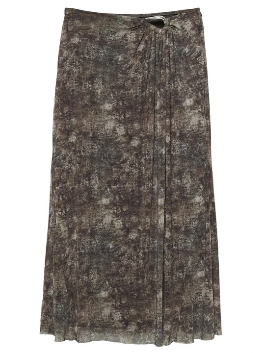 Zdjęcie produktu Spódnica plisowana PULL&BEAR ciemnobrązowy