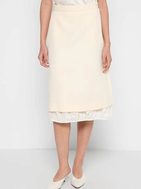 Zdjęcie produktu Spódnica plisowana Tory Burch mleczny