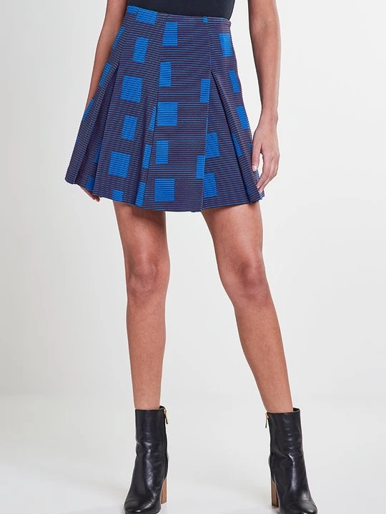 Zdjęcie produktu Spódnica plisowana Versace Jeans Couture niebieski