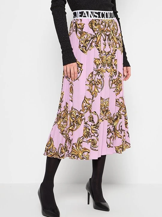 Zdjęcie produktu Spódnica plisowana Versace Jeans Couture liliowy