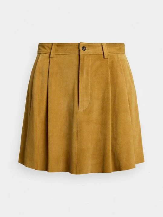 Zdjęcie produktu Spódnica skórzana Polo Ralph Lauren tan