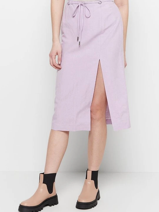 Zdjęcie produktu Spódnica trapezowa CLAUDIE PIERLOT fioletowy
