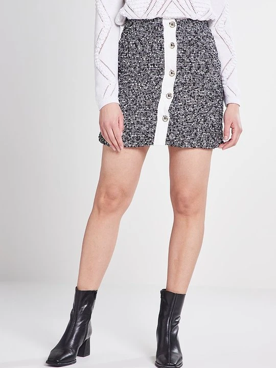 Zdjęcie produktu Spódnica trapezowa CLAUDIE PIERLOT ciemnoszary