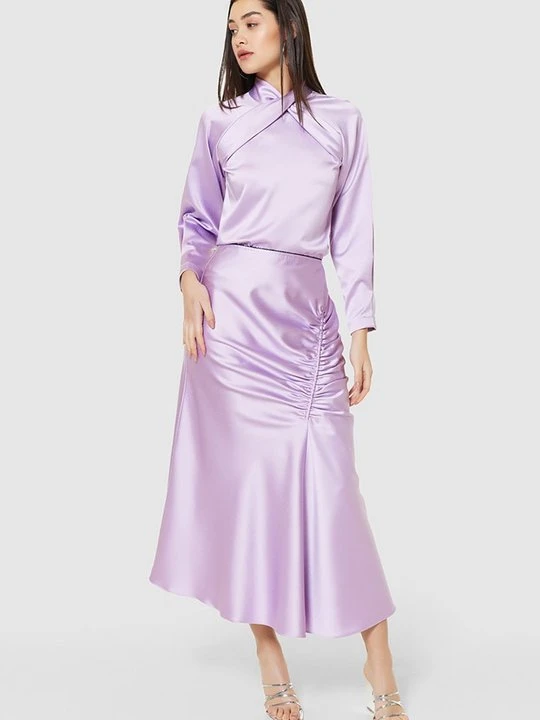 Zdjęcie produktu Spódnica trapezowa Closet fioletowy