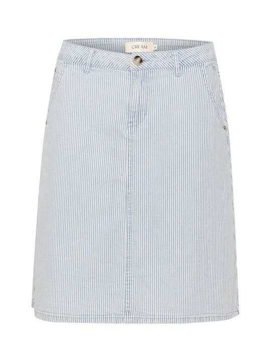Zdjęcie produktu Spódnica trapezowa Cream niebieski denim