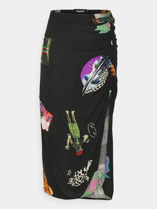 Zdjęcie produktu Spódnica trapezowa Desigual czarny