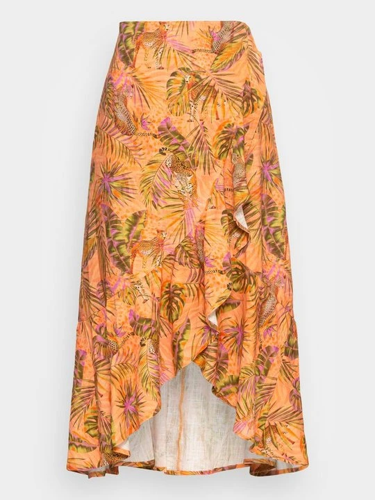 Zdjęcie produktu Spódnica trapezowa Desigual pomarańczowy
