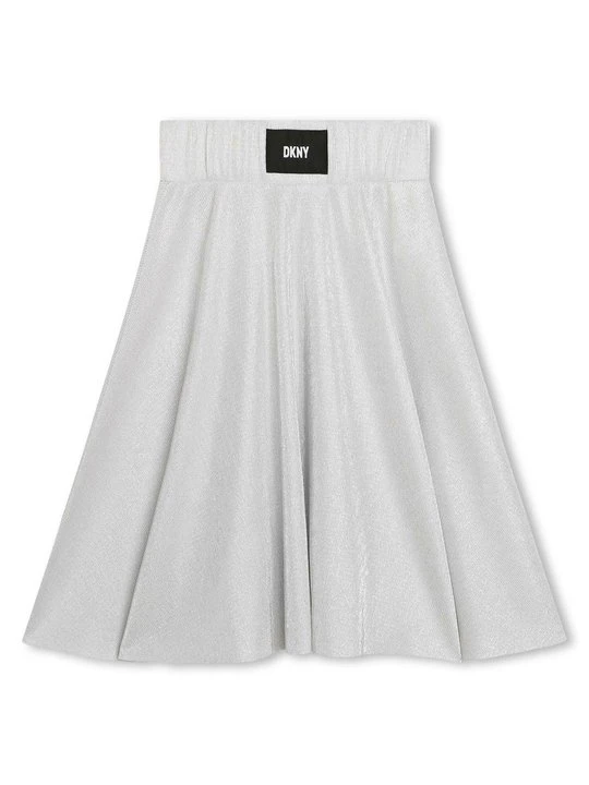 Zdjęcie produktu Spódnica trapezowa DKNY srebrny