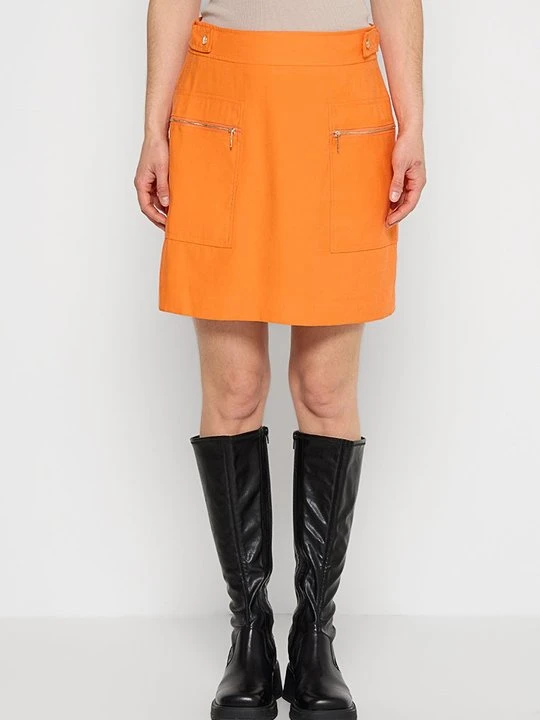 Zdjęcie produktu Spódnica trapezowa DKNY pomarańczowy