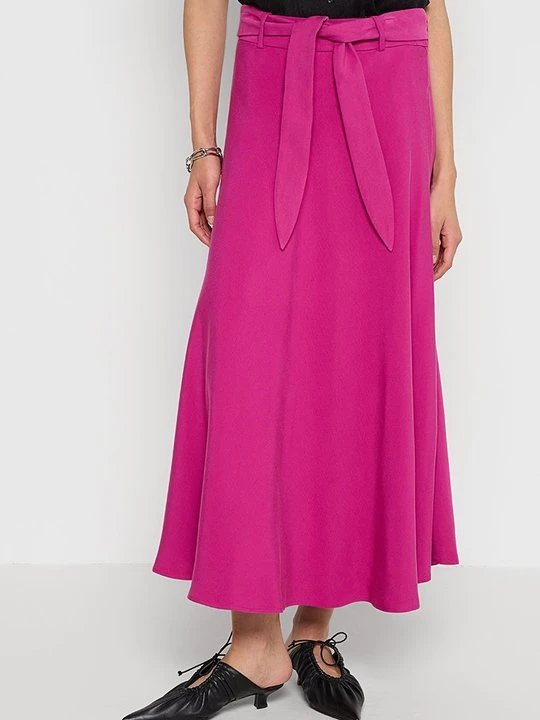 Zdjęcie produktu Spódnica trapezowa DKNY jagodowy