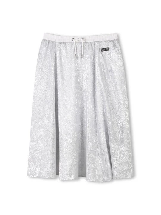 Zdjęcie produktu Spódnica trapezowa DKNY srebrny