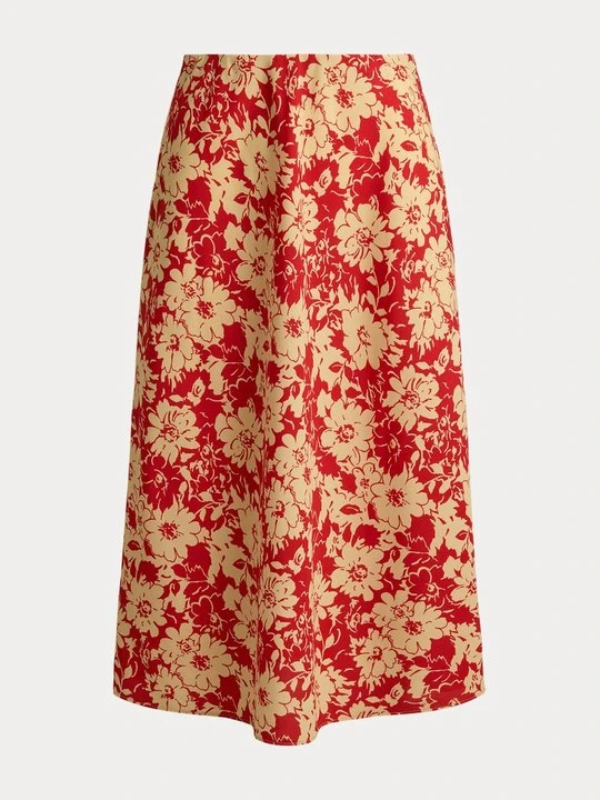 Zdjęcie produktu Spódnica trapezowa Lauren Ralph Lauren czerwony