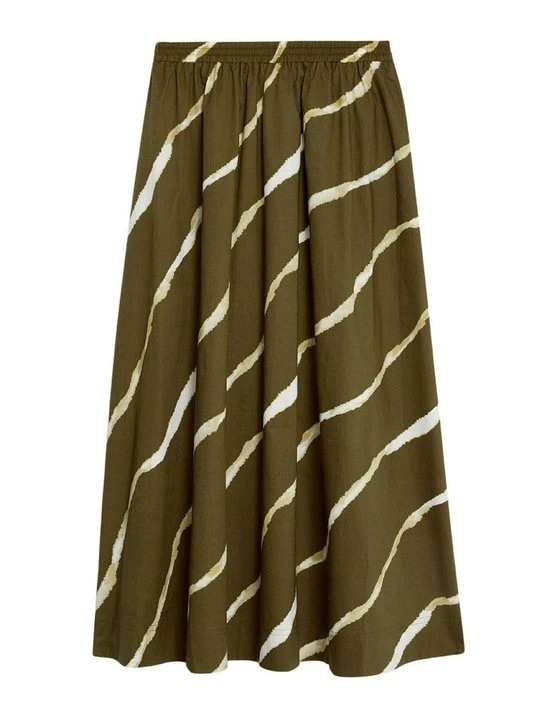 Zdjęcie produktu Spódnica trapezowa Marks & Spencer khaki