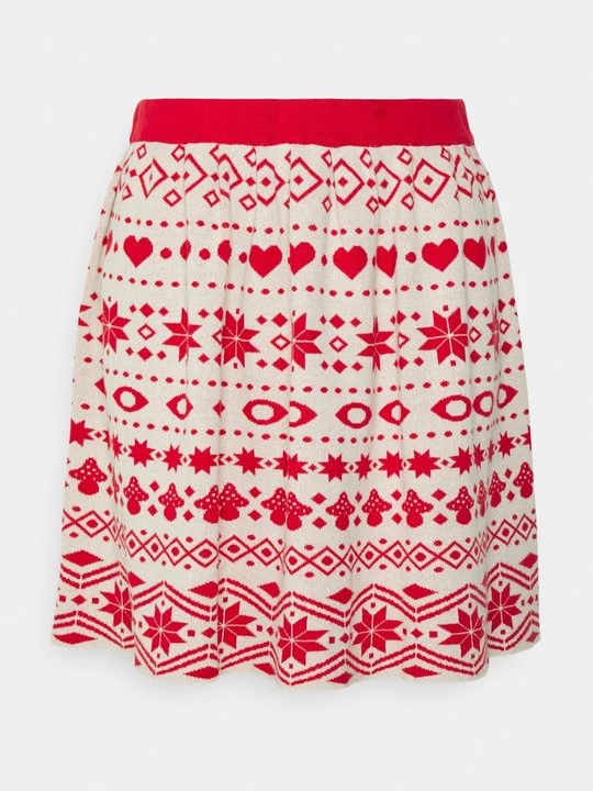 Zdjęcie produktu Spódnica trapezowa Monki czerwony