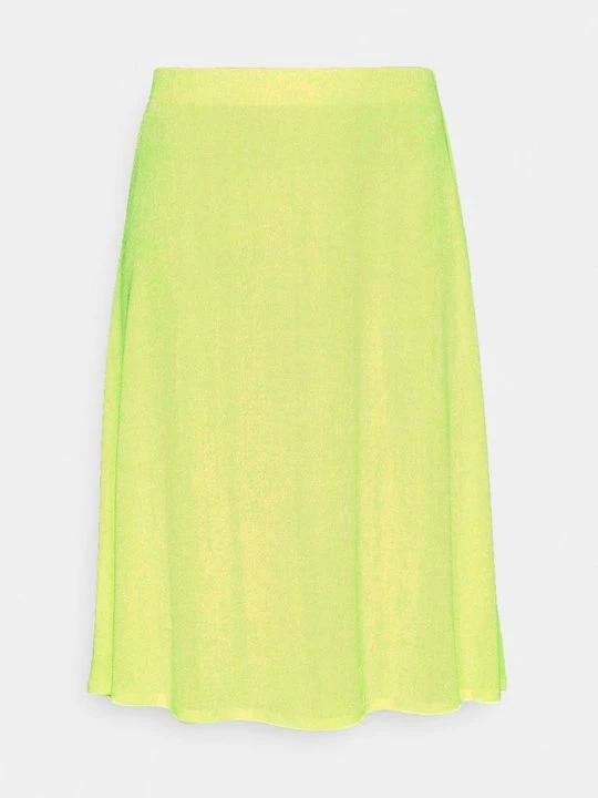 Zdjęcie produktu Spódnica trapezowa Monki żółty neon