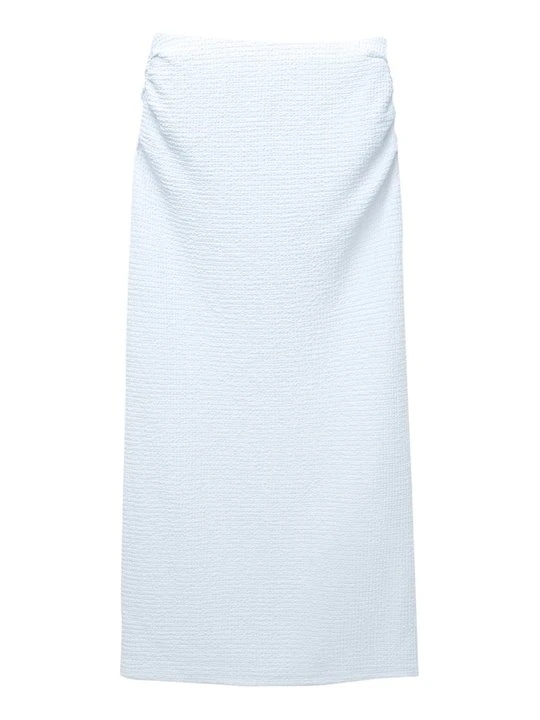 Zdjęcie produktu Spódnica trapezowa PULL&BEAR jasnoniebieski