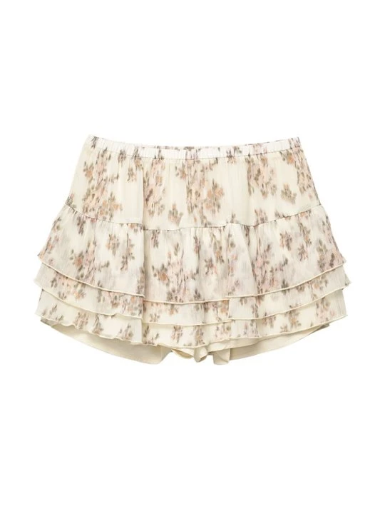 Zdjęcie produktu Spódnica trapezowa PULL&BEAR żółty