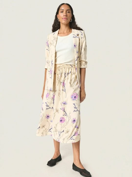 Zdjęcie produktu Spódnica trapezowa Soaked in Luxury beżowy
