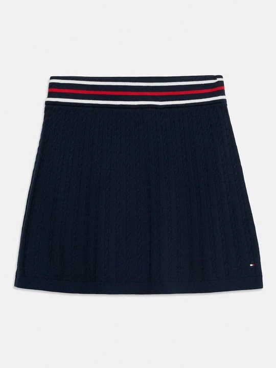 Zdjęcie produktu Spódnica trapezowa Tommy Hilfiger granatowy