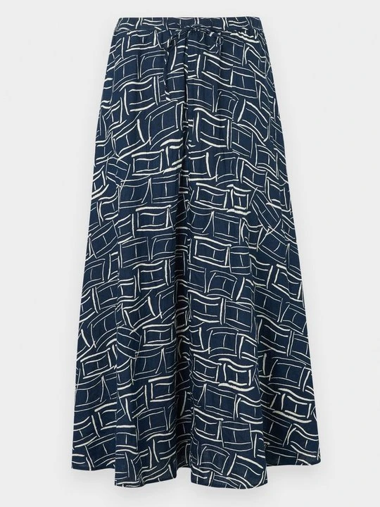 Zdjęcie produktu Spódnica trapezowa Tommy Hilfiger niebieski