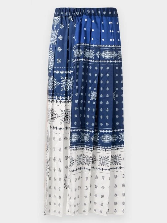 Zdjęcie produktu Spódnica trapezowa Weekend Max Mara niebieski