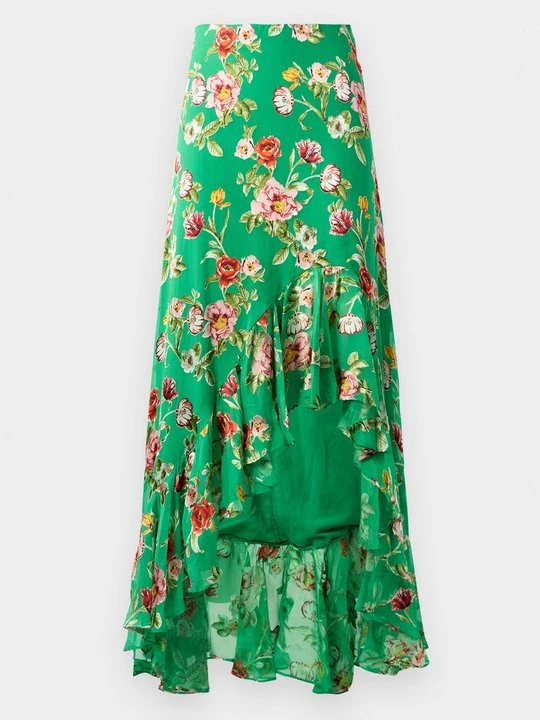 Zdjęcie produktu Spódnica z zakładką Alice + Olivia zielony