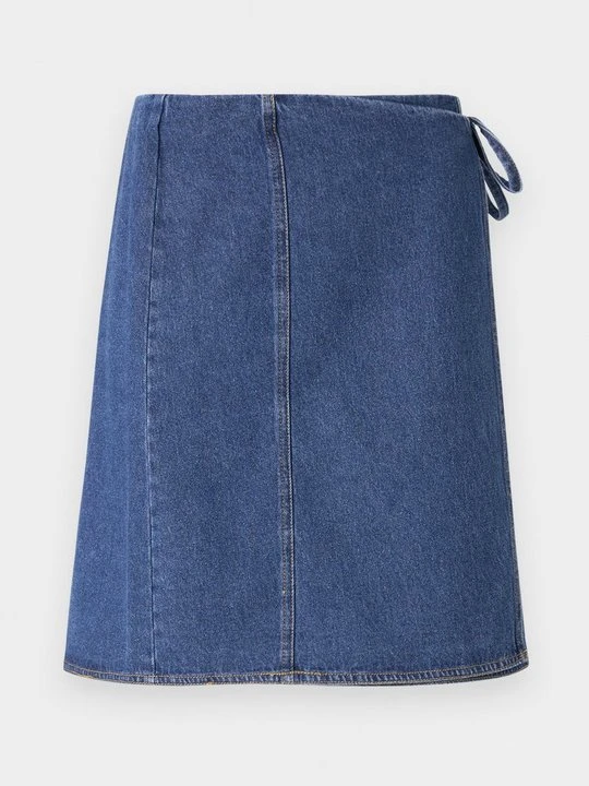 Zdjęcie produktu Spódnica z zakładką Aware niebieski denim