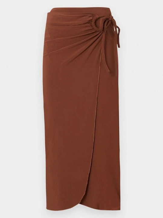 Zdjęcie produktu Spódnica z zakładką Max Mara brązowy
