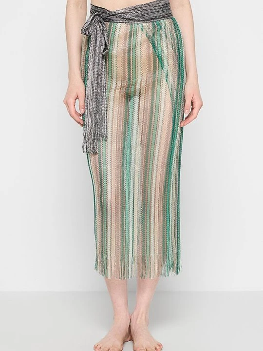 Zdjęcie produktu Spódnica z zakładką Missoni zielony