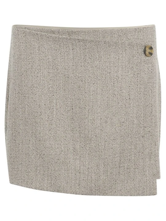 Zdjęcie produktu Spódnica z zakładką My Essential Wardrobe mleczny