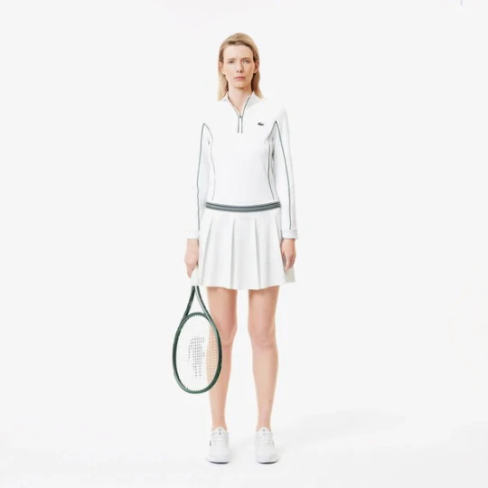 Zdjęcie produktu Spódniczka tenisowa Lacoste z piki ze zintegrowanymi szortami