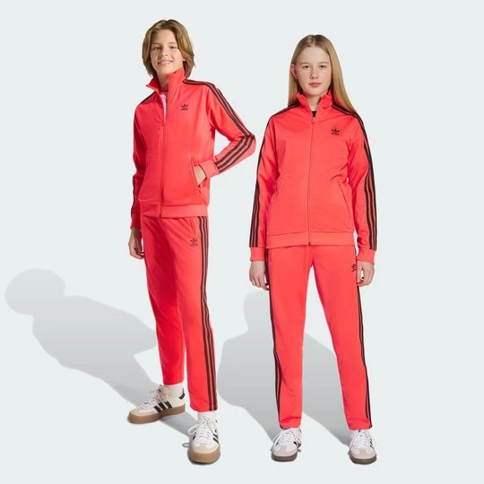 Zdjęcie produktu Spodnie Adicolor Firebird Adidas Lucid Red