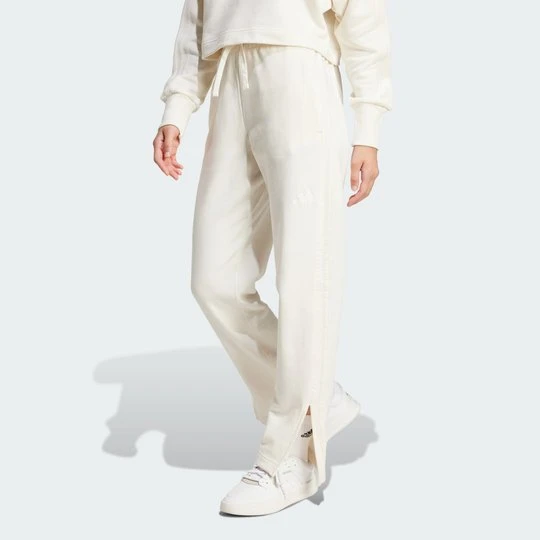Zdjęcie produktu Spodnie ALL SZN French Terry 3-Stripes Straight Leg Adidas Off White