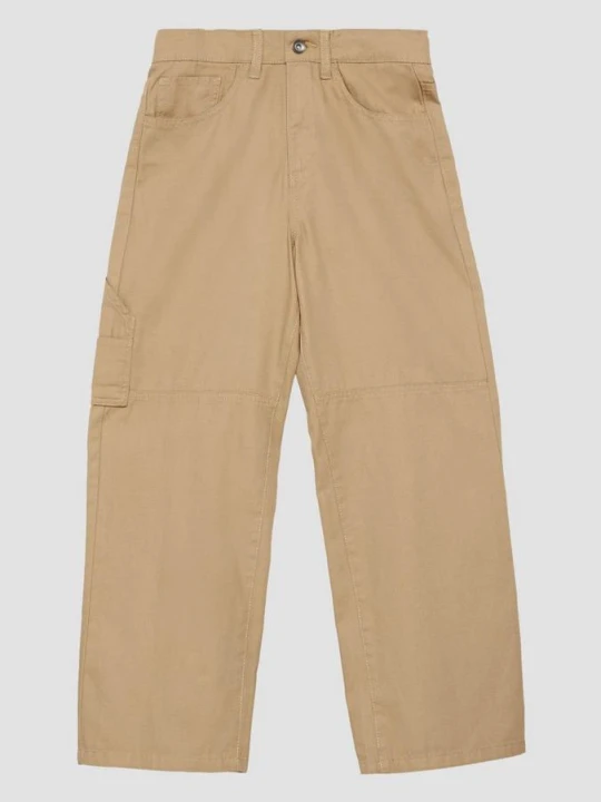 Zdjęcie produktu Spodnie Baggy / Relaxed Fit / Mid Rise / Wide Leg s.Oliver beżowy