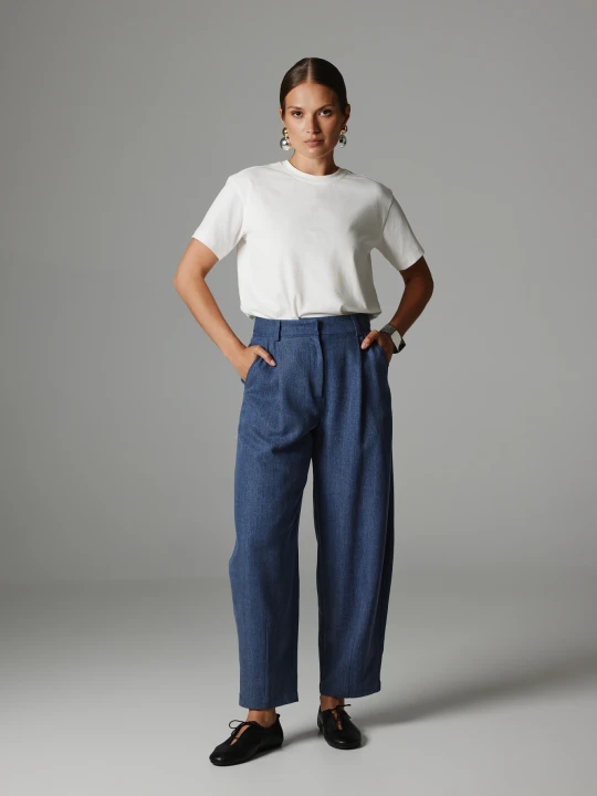 Zdjęcie produktu SPODNIE BARREL PABLO DENIM S - Flawless Niebieski