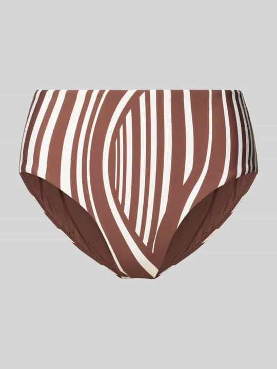 Zdjęcie produktu Figi bikini o kroju slim fit w kroju z wysokim stanem model 'Coastline' Seafolly Średniobrązowy