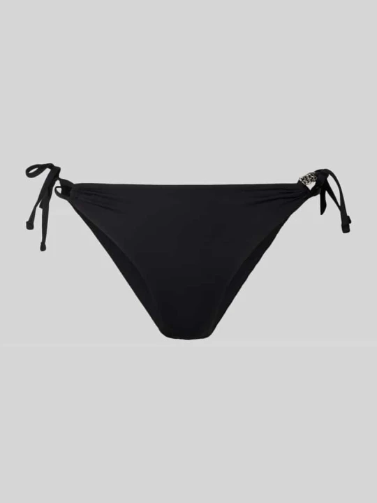 Zdjęcie produktu Figi bikini o kroju slim fit z obszyciem ozdobnymi kamieniami Guess Czarny