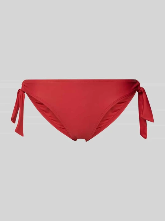 Zdjęcie produktu Figi bikini o kroju slim fit z detal z logo model 'Kelli' Barts Czerwony
