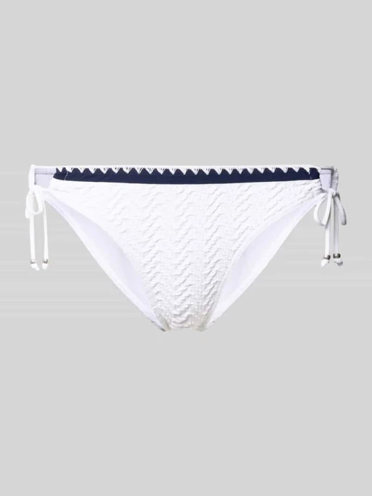Zdjęcie produktu Figi bikini o kroju slim fit z fakturowanym wzorem model 'Jada' Banana Moon Biały