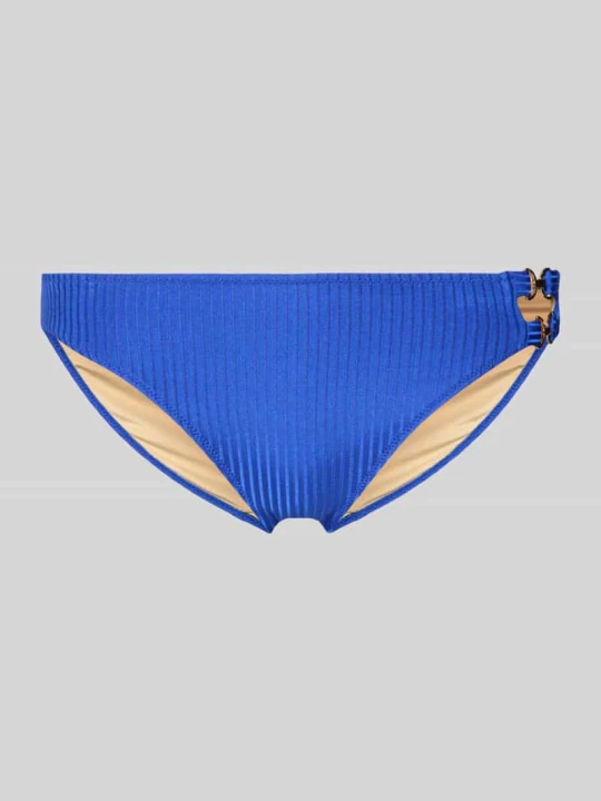 Zdjęcie produktu Spodnie bikini o kroju slim fit z ozdobnym obszyciem model 'Emly' MARIE JO Królewski niebieski