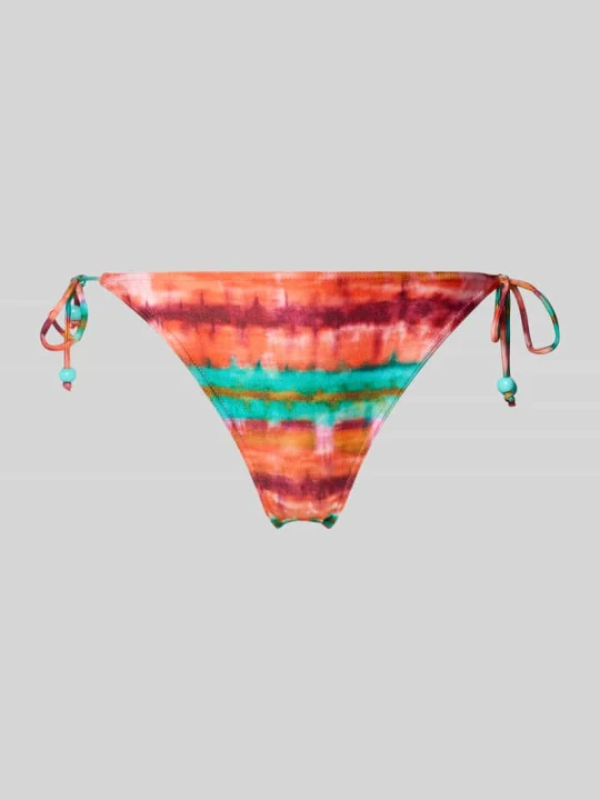 Zdjęcie produktu Figi bikini o kroju slim fit z ozdobnym obszyciem model 'Massa Solaya' Banana Moon Pomarańczowy