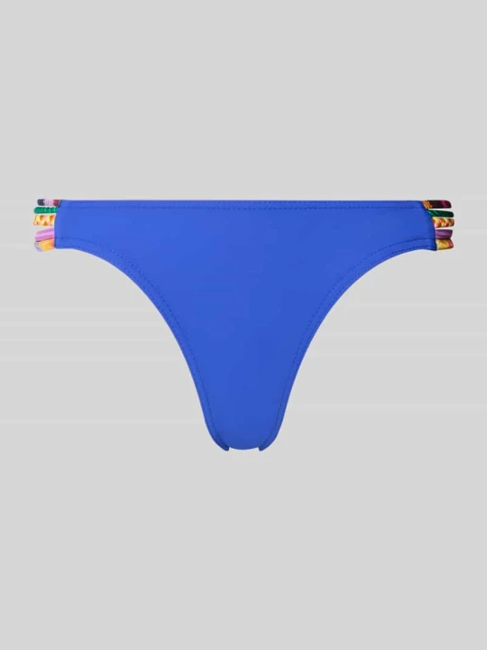 Zdjęcie produktu Figi bikini o kroju slim fit z ozdobnym obszyciem model 'ONYTA' Banana Moon Królewski niebieski