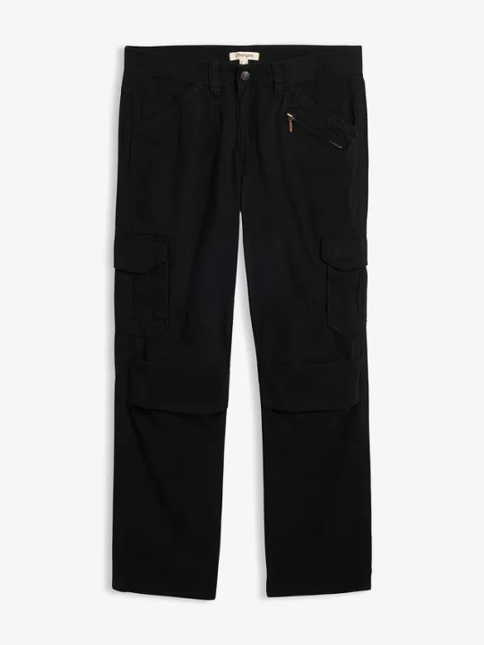 Zdjęcie produktu Spodnie bojówki, relaxed fit, straight BonPrix czarny